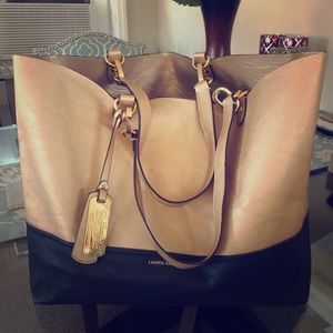 Ralph Lauren Black & Gold Tote